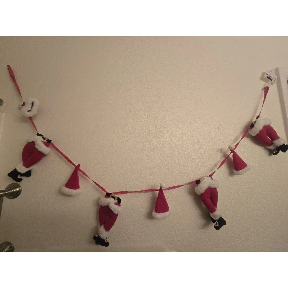 Ashland 6 ft Santa Clothes Garland Christmas - QUANTITY 2